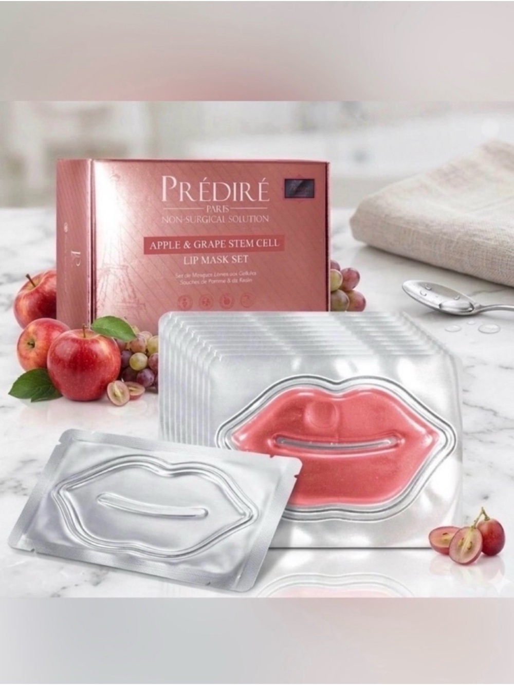 Predire Apple & Grape Stem Cell Lip Mask 10 Piece Set - Retail $400